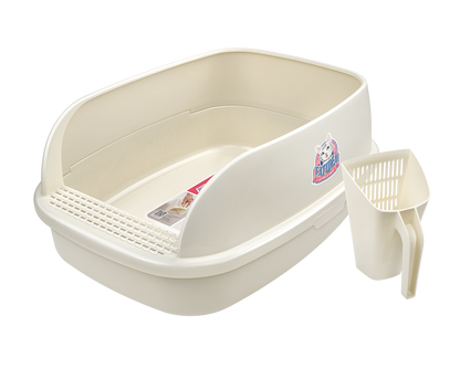 Bread Cat Litter Tray with Scoop Large and Wide