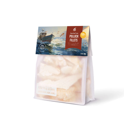 Freeze Dried Pollock Fillets For Pets 80g