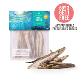 Freeze Dried Whole Capelin For Pets 80g