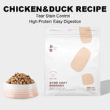 Freeze-Dried Raw Cat Food【500g】Chicken and Duck Recipe Easy Digestion Tear Stain Control