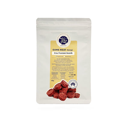 Freeze-Dried Emu Premium Rounds